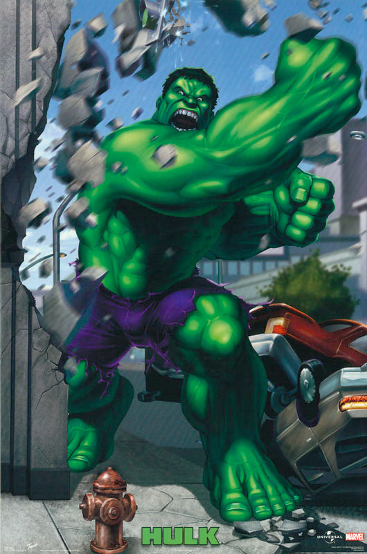 COMICS - HULK-PUNCH - POSTER LW22X