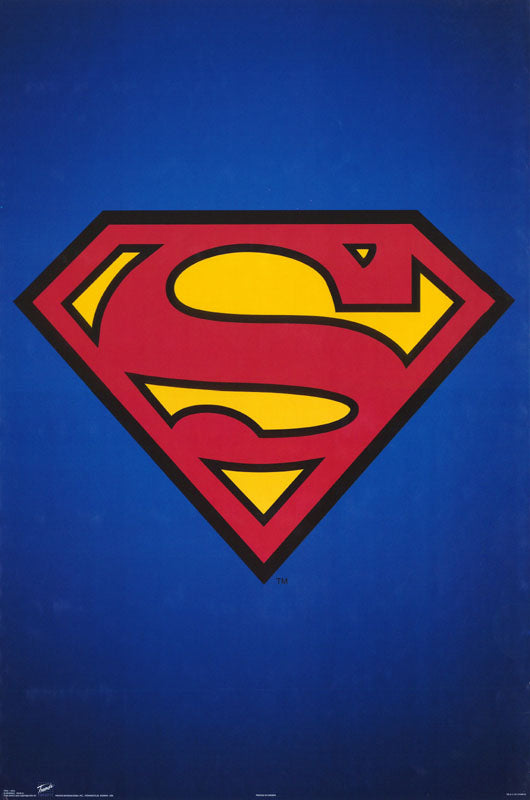 COMICS -  SUPERMAN SHIELD - POSTER RC8i