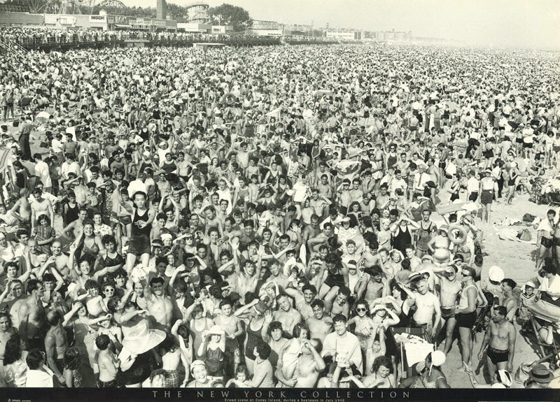 CONEY ISLAND JULY 1940 HEATWAVE POSTER