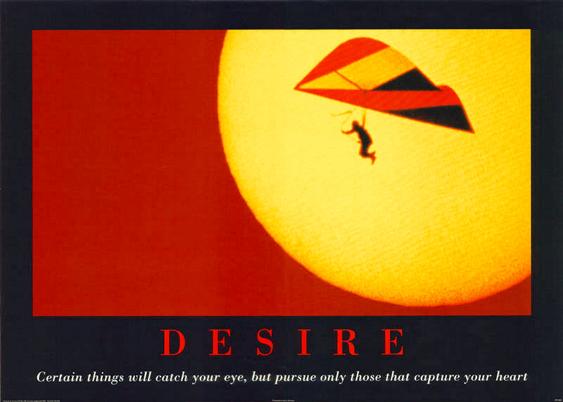 DESIRE (hang gliding)  POSTER RW13i