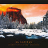 EL CAPITAN YOSEMITE NAT'L PARK-CALIF POSTER