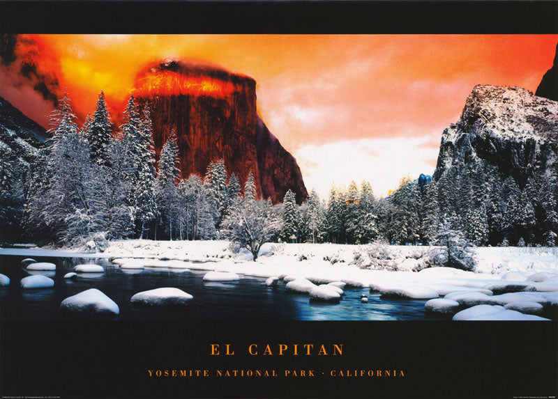 EL CAPITAN-YOSEMITE NAT'L PARK-CALIF. - POSTER RW11R