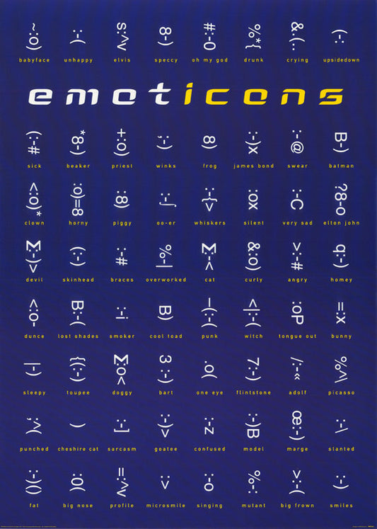 EMOTICONS - POSTER RW6U