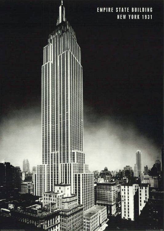 EMPIRE STATE BUILDING-NEW YORK 1931 - POSTER LW4W