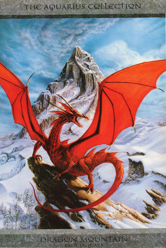 FANTASY - DRAGON MOUNTAIN -- POSTER RW2A