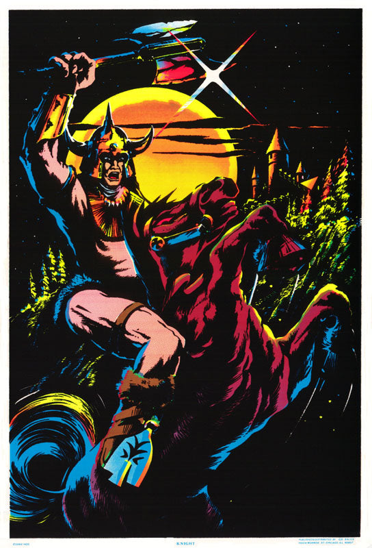 FANTASY - KNIGHT FLOCKED - POSTER RC2F