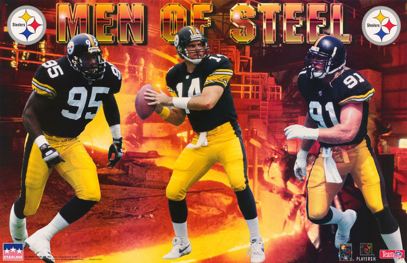 FOOTBALL-MEN OF STEEL - POSTER LW14T