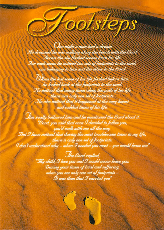 FOOTSTEPS - POSTER LW27R