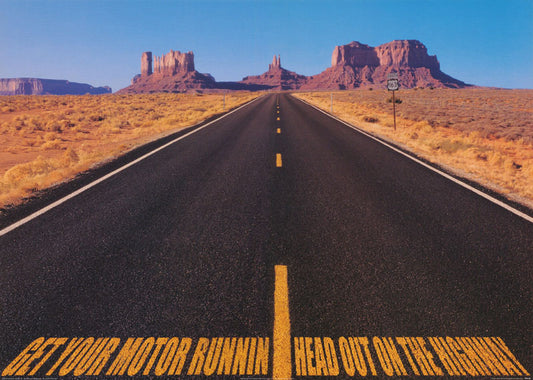 GET YOUR MOTOR RUNNING - POSTER RW8S
