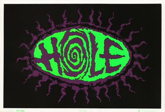 HOLE FLOCKED POSTER RW14B