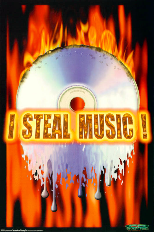 I STEAL MUSIC - 3364 POSTER RC7P