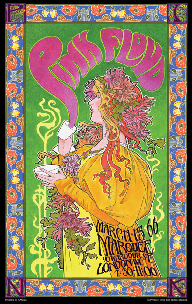 MUSIC: PINK FLOYD- MASSE POSTER NEW