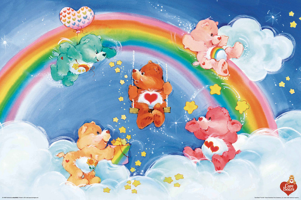 MOVIE: CARE BEARS- RAINBOW POSTER NEW