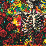 GRATEFUL DEAD SKELETON AND ROSES POSTER