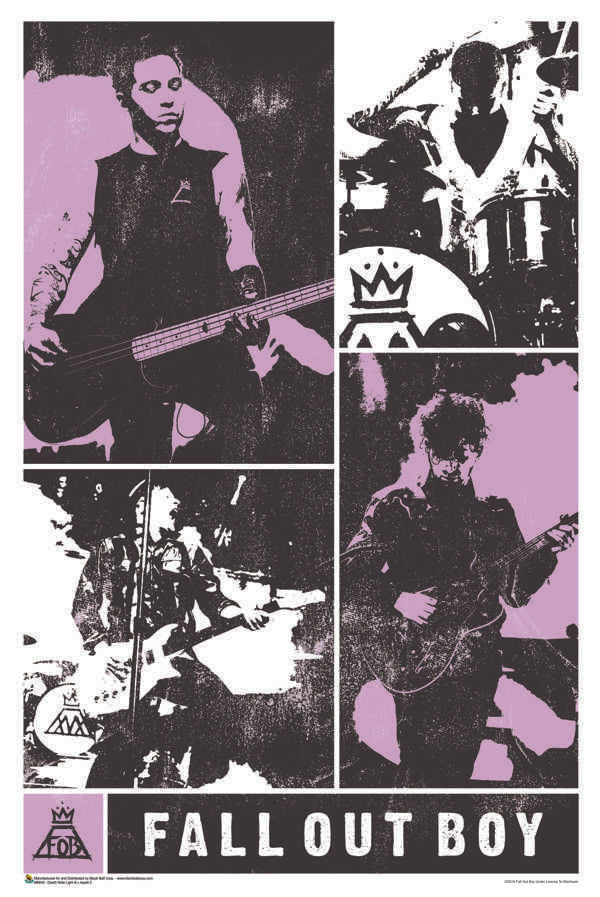 MUSIC: FALL OUT BOY PANEL POSTER NEW