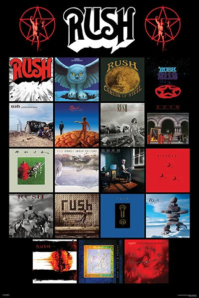 RUSH ALBUM COVER POSTER