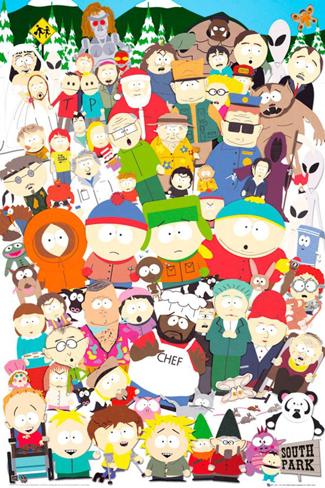 SOUTH PARK CAST POSTER
