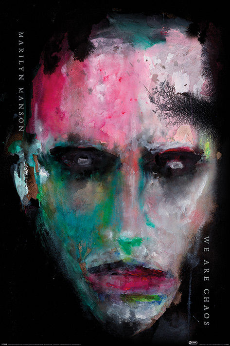 MUSIC: MARILYN MANSON WE ARE CHAOS POSTER NEW