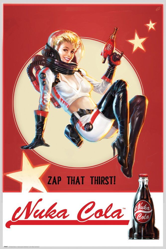 FALLOUT 4- NUKA COLA POSTER NEW