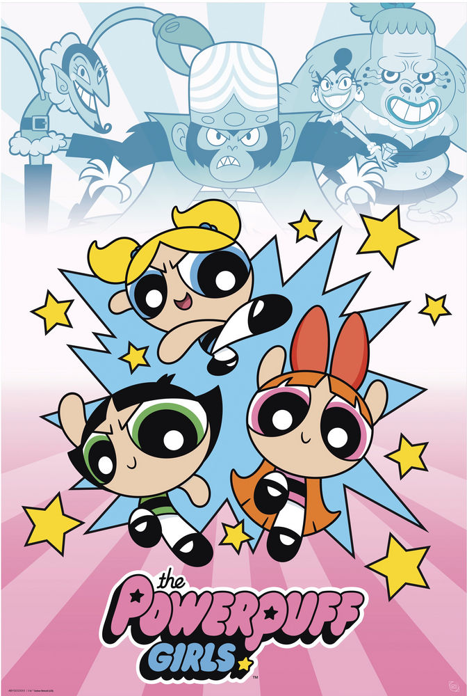 POWER PUFF GIRLS- GIRLS VS VILLIANS POSTER