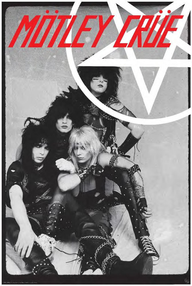 MOTLEY CRUE PENTANGLE POSTER