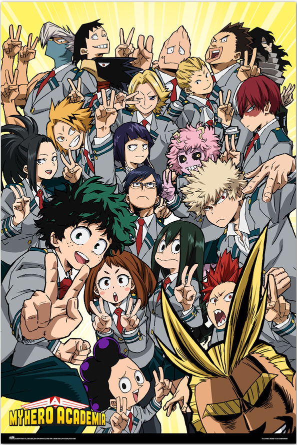 MY HERO ACADEMIA CLASSROOM 1-A POSTER