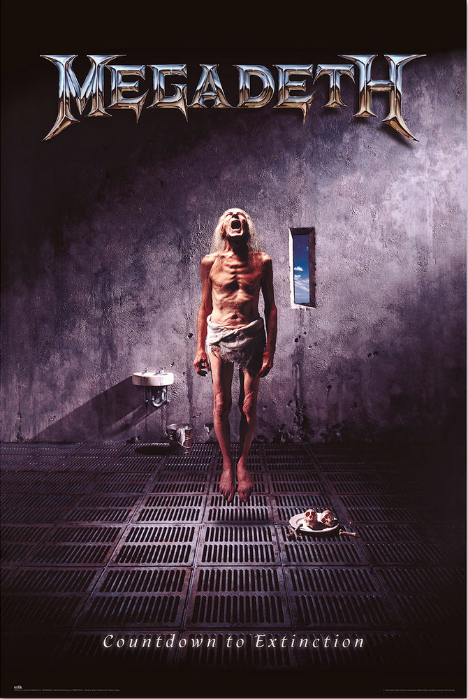 MUSIC: MEGADETH COUNTDOWN TO EXTINCTION POSTER NEW