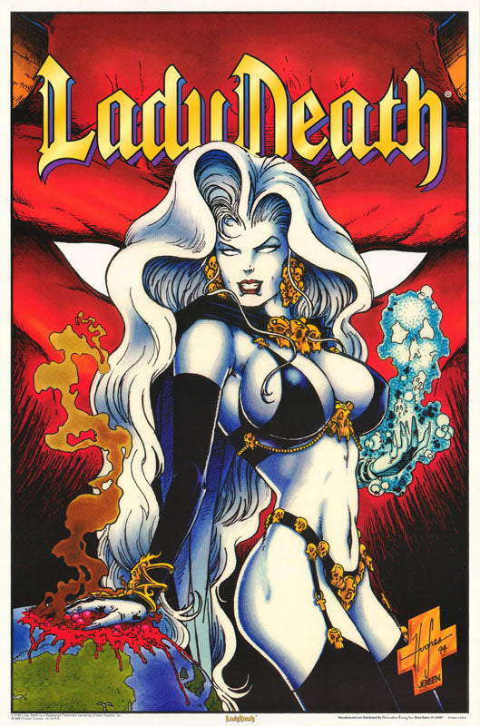 LADY DEATH - POSTER BW3i