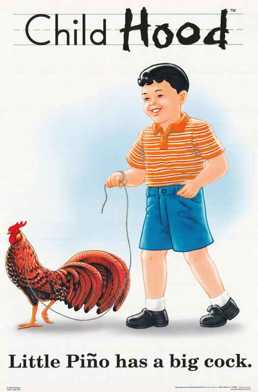 LITTLE PINO HAS A COCK - POSTER LW4T