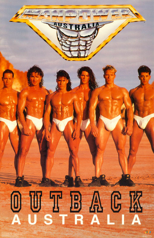 M-MODEL-ADULT - MANPOWER AUSTRALIA - POSTER LW8B