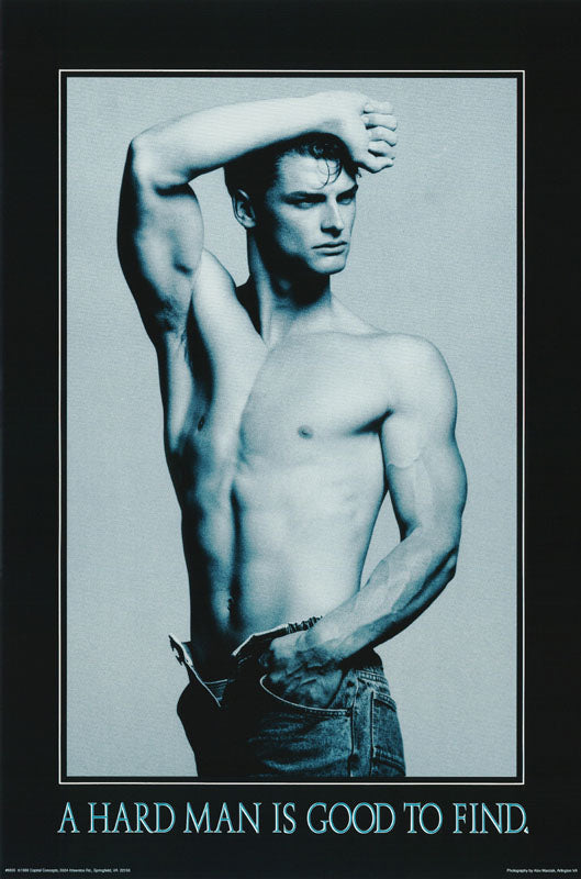 M-MODEL - A HARD MAN is GOOD TO FIND - POSTER LW14N