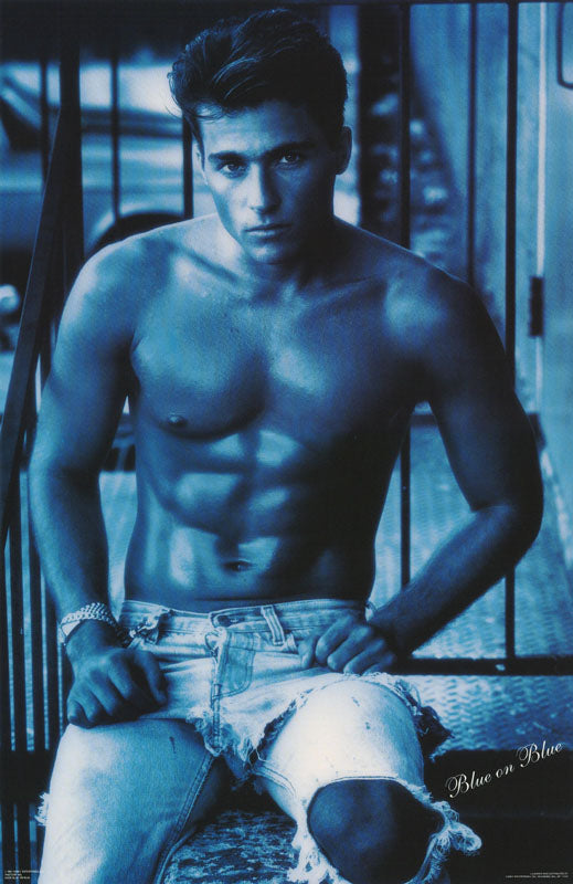 M-MODEL - BLUE on BLUE - POSTER LW3C