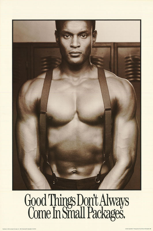 M-MODEL - GOOD THINGS DON'T ALWAYS COME in SMALL PACKAGES - POSTER LW15F