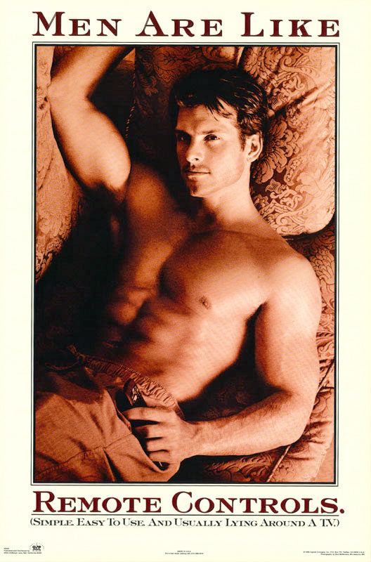 M-MODEL - MEN ARE LIKE REMOTE CONTROLS - POSTER LW3W