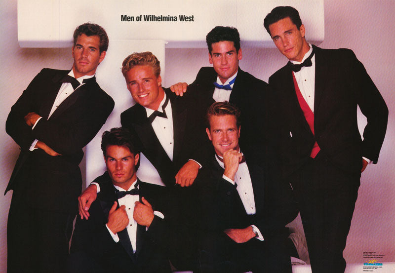 M-MODEL - MEN of  WILHELMINA WEST - POSTER LW15E