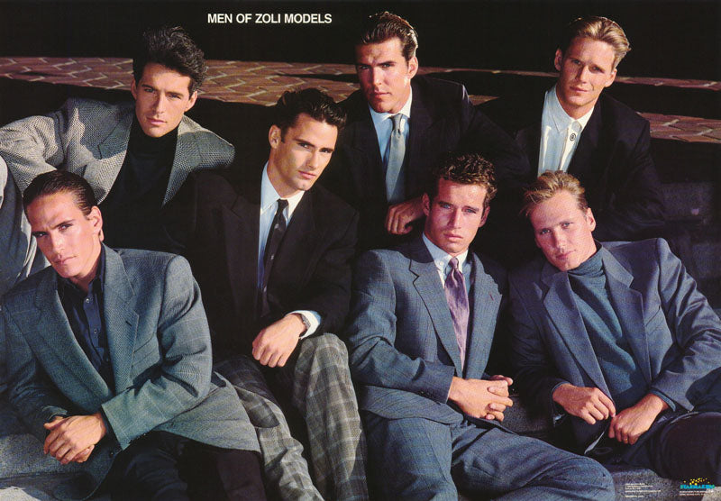 M-MODEL - MEN of ZOLI MODELS - POSTER RW6H