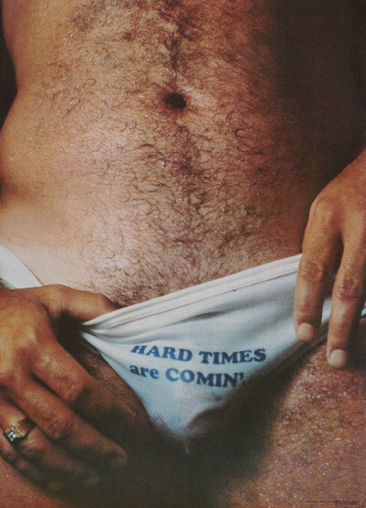MALE MODEL - HARD TIMES ARE COMIN' - POSTER RW4K