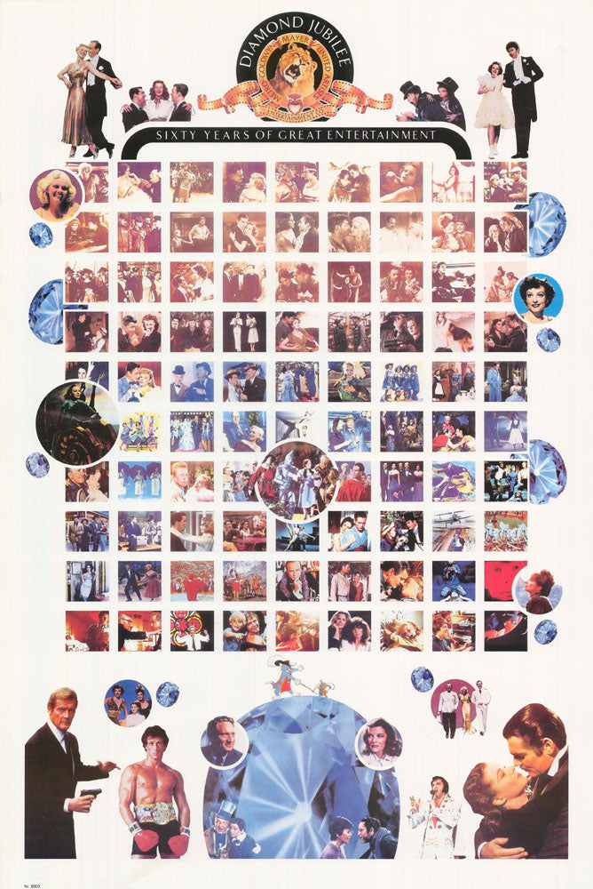 MGM DIAMOND JUBILEE POSTER
