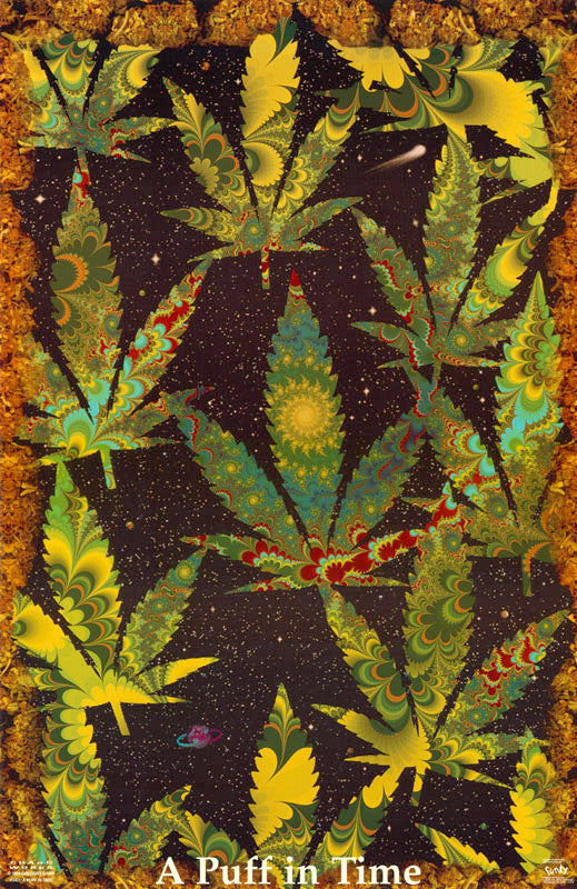 MJ - A PUFF IN TIME - POSTER LC2M