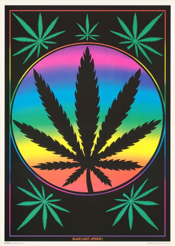 MJ - BLACK LIGHT.SMOKIN! - POSTER LW2L