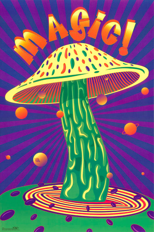 MJ - MAGIC (mushroom) - POSTER LC8E