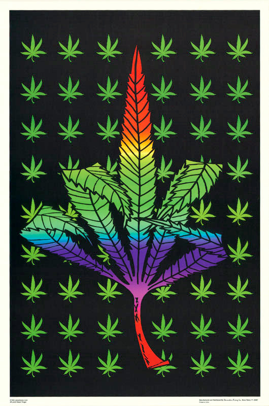 MJ - WEED-FINGER (flocked) - FL3223F POSTER LC9G