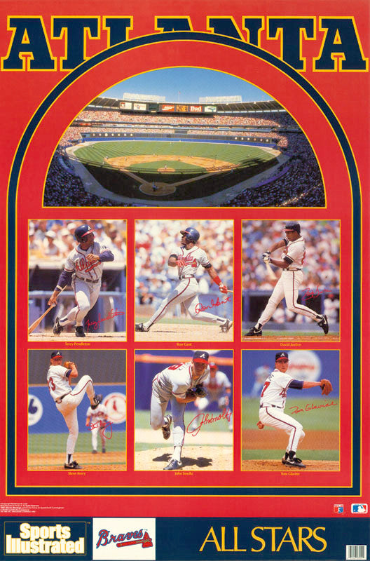 MLB - ATLANTA BRAVES ALL STARS -  POSTER LC8K