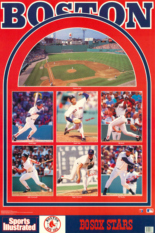 BOSTON RED SOX MONTAGE - POSTER LC9N