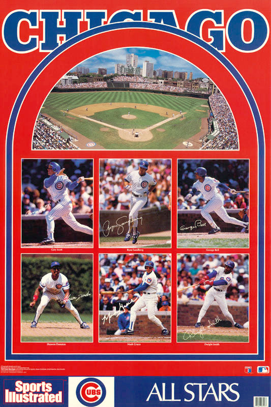 MLB - CHICAGO CUBS ALL STARS - POSTER LW28Y