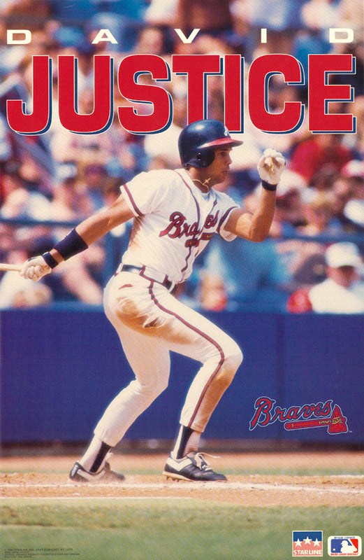 DAVID JUSTICE POSTER