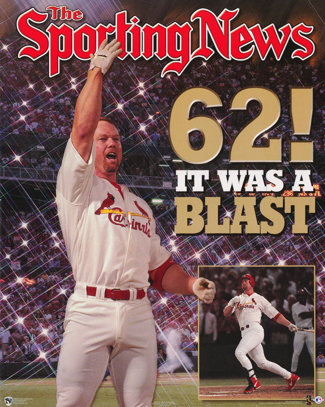 MLB-MARK McGWIRE-62 IT WAS A BLAST - POSTER RW7K