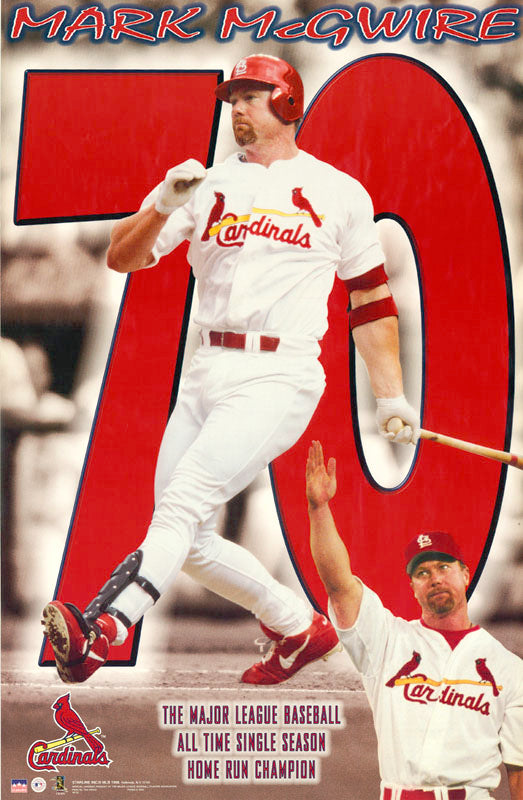MLB - MARK McGWIRE-CARDS-SNG.SEASON HR CHAMP - POSTER LW4R
