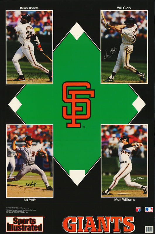 SAN FRANCISCO GIANTS MONTAGE - POSTER LC5C