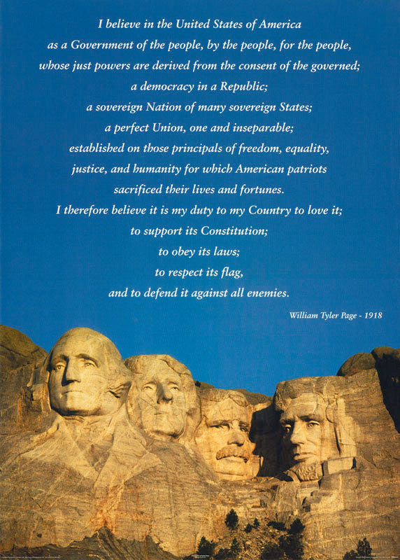 MOUNT RUSHMORE POSTER